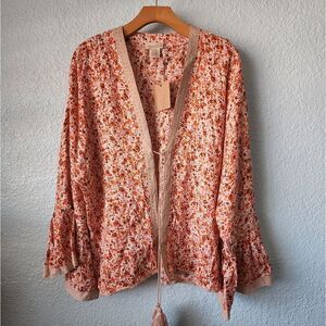 Nalini floral summer boho cardigan kimono